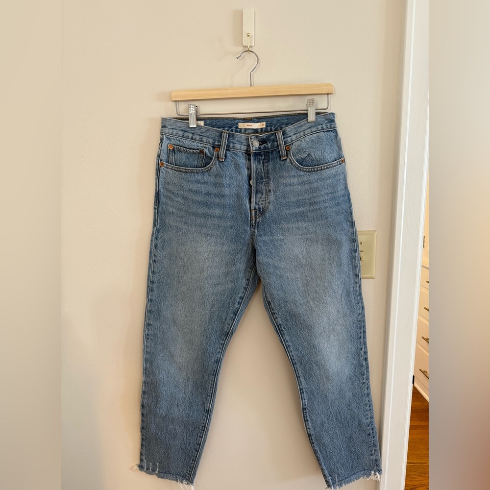 Levi's Light Blue Straight Leg Jeans